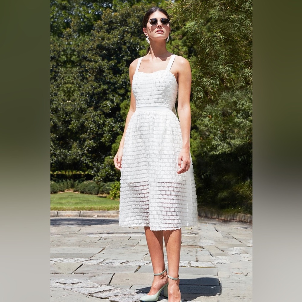 Abbey Glass Melody Bow Back Dress